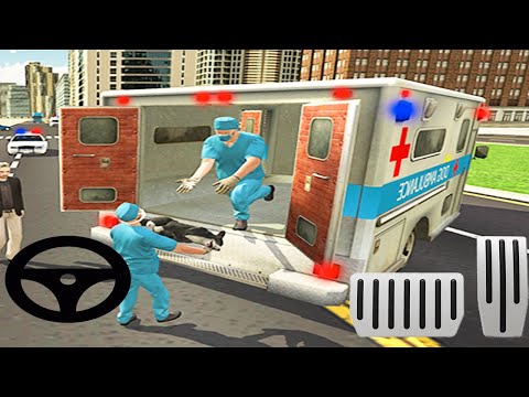 Ambulance Injured Dog Rescue Driving Simulator - Animals Emergency Van Drive - Android Gameplay 3D