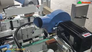 MÁY CẮT KHOAN XIÊN XÉO 2 Đầu nạp phôi tự động Uôdmaster