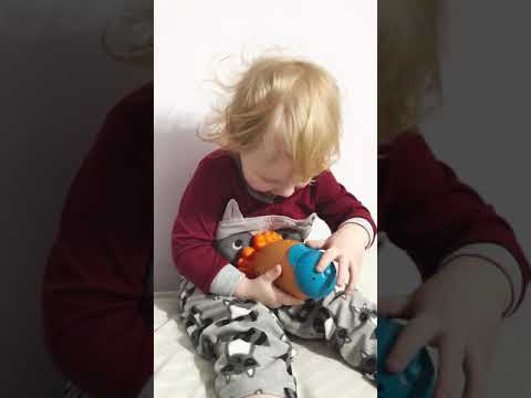 Jacob practicing his 123's