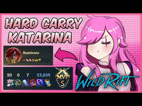 HARD CARRY KATARINA IN SOLO Q - Wild Rift | Ruminate