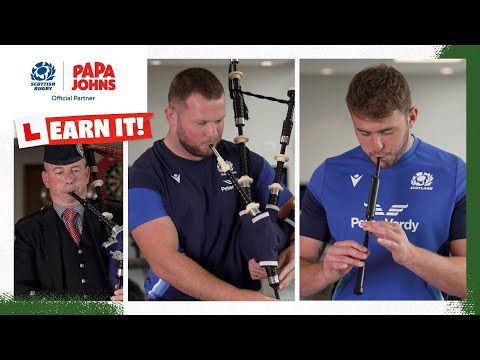 Learn It: Episode 1 | Scottish Rugby Learn the Bagpipes