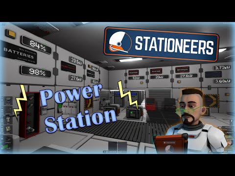 Stationeers Power Station - Quick Clip of Airlocks and Networks