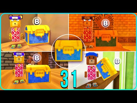 All 31 Chests With Outfits & Emotes Super Bear Adventure Gameplay Walkthrough