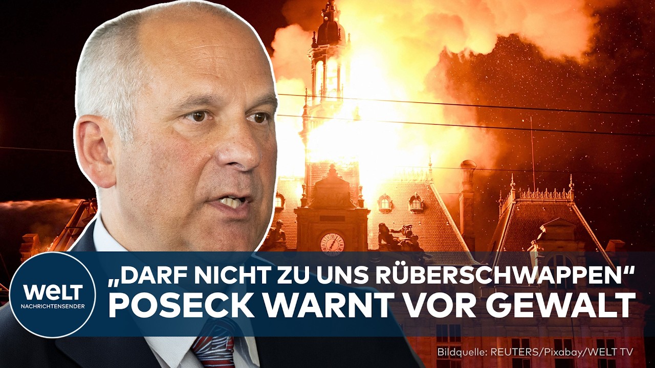DEUTSCHLAND: Proteste angekündigt! Hessens Innenminister Poseck warnt vor „Gewaltpotenzial“