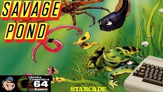 SAVAGE POND – Commodore 64 (1984) | Argus Press Software's Unique Pond Life Arcade Adventure