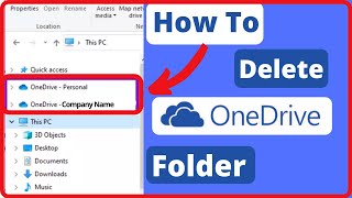 How to Remove OneDrive From File Explorer Windows 10 in 2021