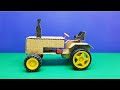 DIY Cardboard Tractor How To Make Tractor