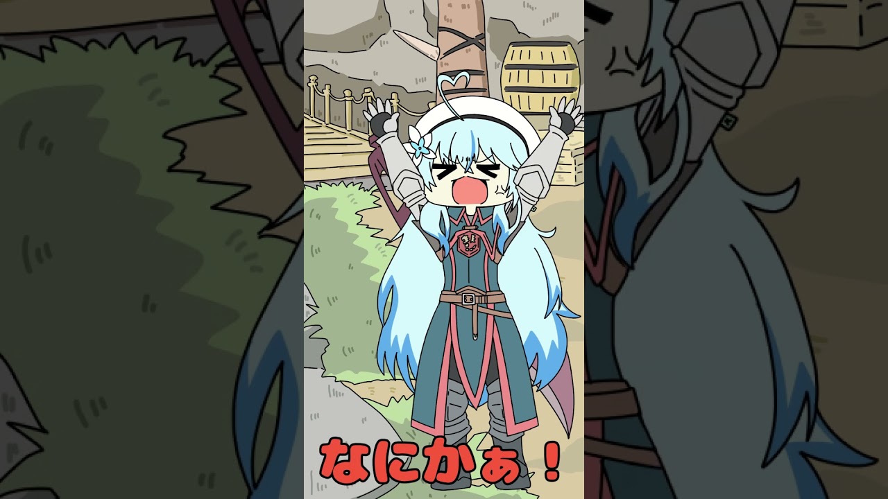 【手描き】ソロを煽られるラミィちゃん【ホロライブ】#hololive#shorts#雪花ラミィ