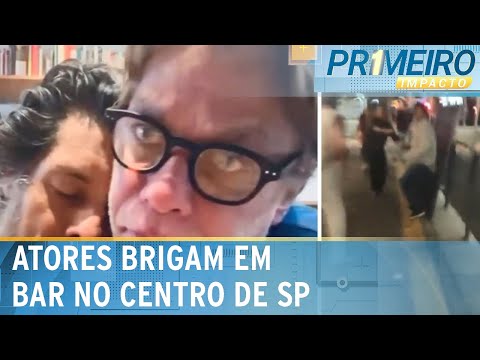 Fábio Assunção e Daniel Alvim são flagrados brigando em bar de SP | Primeiro Impacto (19/03/24)