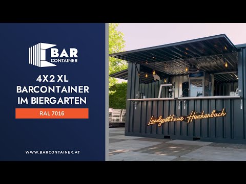 4x2 XL Barcontainer  – Vielseitige Outdoor-Lösung für Biergärten & Events🍺✨| Barcontainer Österreich