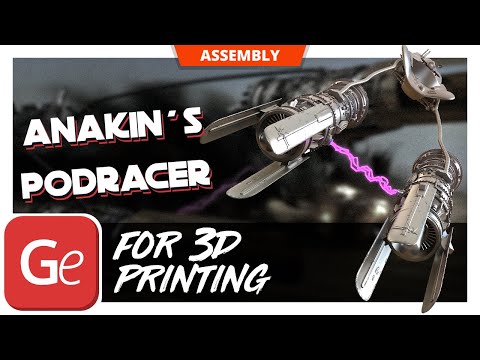 Anakin's Podracer 3D Printing Model | Assembly by Gambody