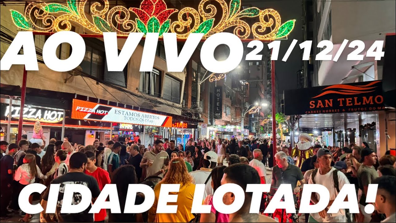 BALNEÁRIO CAMBORIÚ AO VIVO CIDADE LOTADA 21/12/24