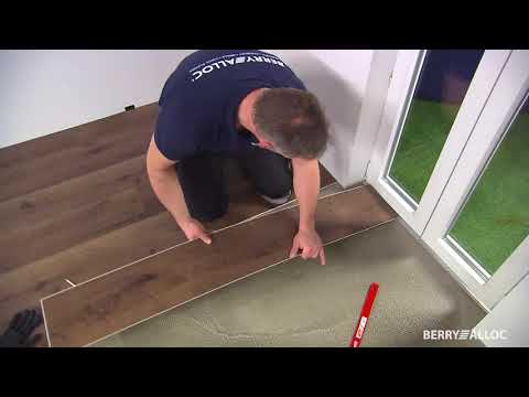 Rigid Vinyl Designboden Verlegung von berryAlloc Spirit Comfort Click mit integrierter Dämmung