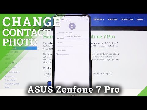 How to Add Photo to Contact in ASUS Zenfone 7 Pro – Personalize Phonebook