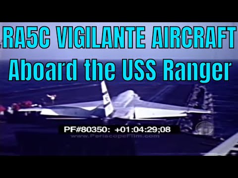RA5C VIGILANTE AIRCRAFT Aboard the USS Ranger (silent film) VIETNAM ERA 80350