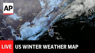 LIVE: US winter weather map