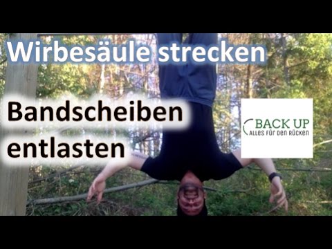 Wirbelsäule strecken - Bandscheiben entlasten