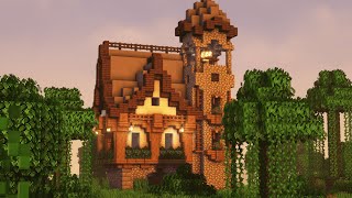 🅼🅸🅽🅴🅲🆁🅰🅵🆃 how to BUILD a LARGE MEDIEVAL HOUSE