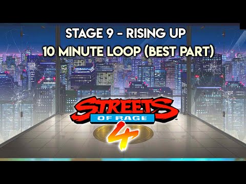 Streets Of Rage 4 - Rising Up Elevator Music LOOP - Stage 9 / Y Tower [SoR4]