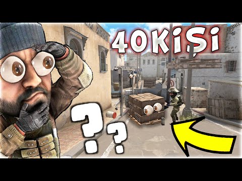 Hide and Seek with 40 people! They became direct (CS:GO)