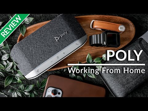 Poly Sync 20, USB / Bluetooth Speakerphone & Studio P15, Personal Video Bar - Working From Home Tech