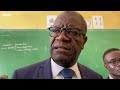 Verkiezingen van 2023 in de DRC: de reactie van kandidaat dr. Denis Mukwege na zijn stem