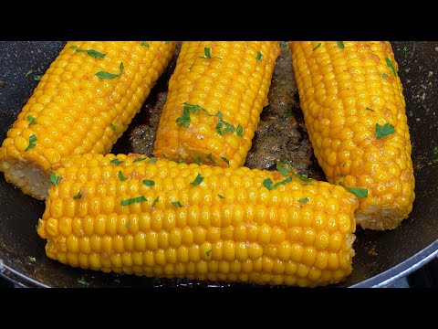 Boiled Corn with Garlic Butter || TERRI-ANN’S KITCHEN