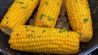 Boiled Corn with Garlic Butter || TERRI-ANN’S KITCHEN