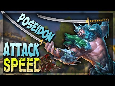 Smite: Attack Speed Poseidon! - Masters Ranked Duel