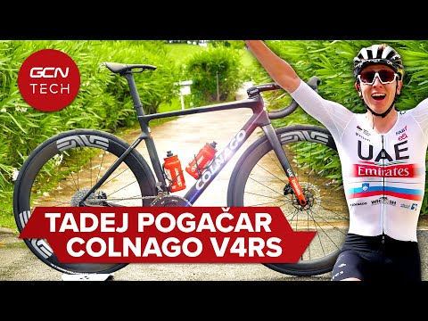 Tadej Pogačar’s super tricked-out Colnago V4Rs | Tour De France Pro Bike