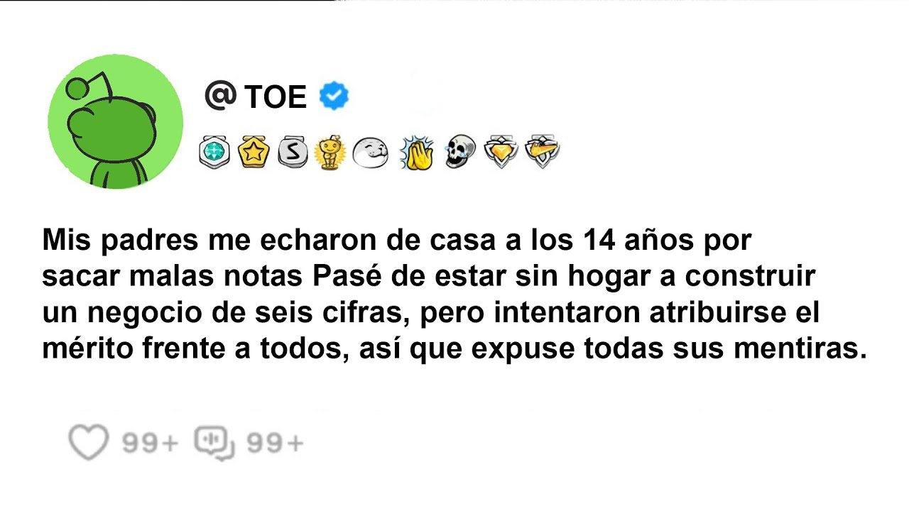 Mis padres me echaron de casa a los 14 años por sacar malas notasPasé de estar sin hogar a ...