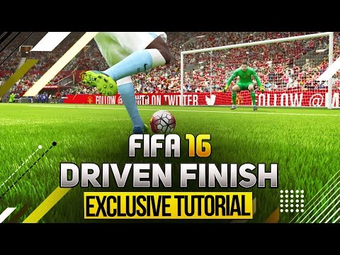 FIFA 16 DRIVEN FINISH - OMG NEW SHOOTING BUTTON !!! - EXCLUSIVE TUTORIAL - SECRET & UNIQUE TECHNIQUE