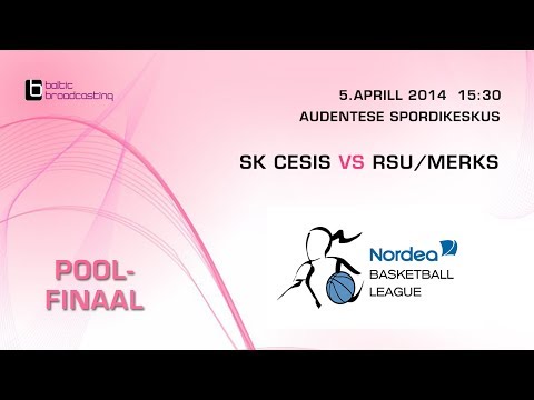 SK Cesis - RSU/Merks, Nordea Basketball Leauge 2014, 1/2 Final
