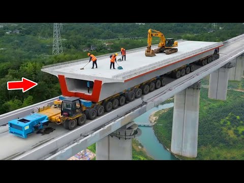 Cổ Máy Khổng Lồ giúp Trung Quốc Xây Dựng Cầu Đường nhanh nhất thế giới