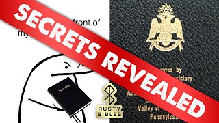 The Secret Section Of A Masonic Bible Revealed! Vintage Holman Masonic Bible Helps Complete Look!