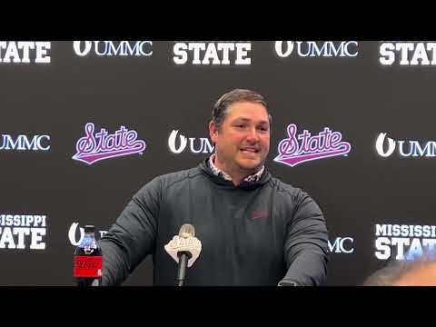 Mississippi State head coach Jeff Lebby