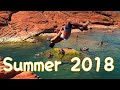 Orange Cliffs And Blue Water | Summer 2018