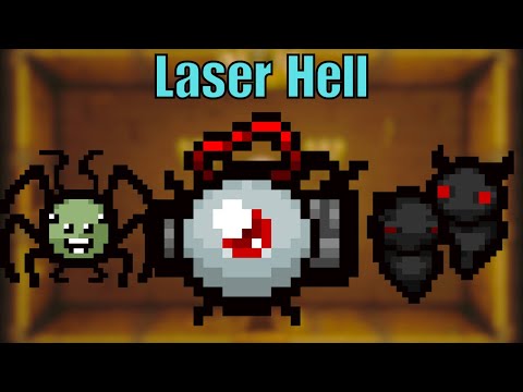 SO. MANY. LASERS. | The Binding of Isaac: Repentance