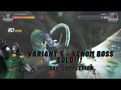 Dr Doom SOLO Final Variant 5 Venom Boss | Marvel Contest of Champions