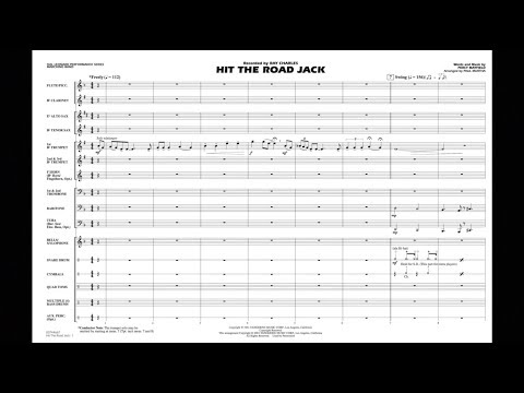 Hit the Road Jack by Percy Mayfield/arr. Paul Murtha