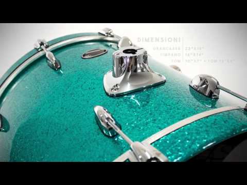 SAKAE ALMIGHTY MAPLE TORQUOISE CHAMPAGNE SPARKLE Demo Musicarte