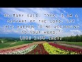 Be It Unto Me Be It Unto Me