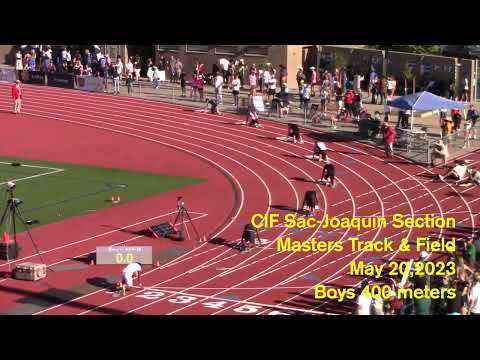 2023 CIF SJS Masters - Boys 400 meters
