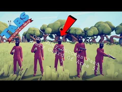 TABS | 5 Thief Vs Every Units Of Area 51 Guard (Same Price)