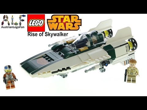 LEGO Star Wars 75248 Resistance A-Wing Starfighter - Lego Speed Build Review