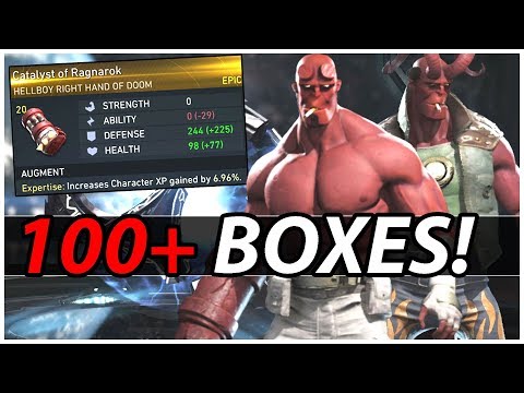 HELLBOY Mother Box OPENING 100 Boxes! (EPIC Hellboy Gear!)