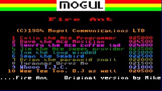 [Amstrad CPC] Fire Ant - Longplay