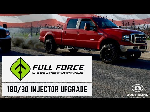 7.3 Powerstroke: Before and After FULL FORCE INJECTOR UPGRADE