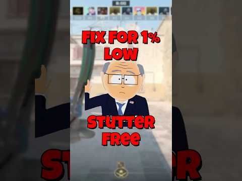 🚀 Fix Low 1% FPS & Stuttering with This Simple Trick! #cs2 #csgo #counterstrike2 #gaming #fps