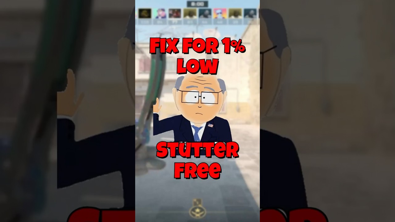 🚀 Fix Low 1% FPS & Stuttering with This Simple Trick! #cs2 #csgo #counterstrike2 #gaming #fps